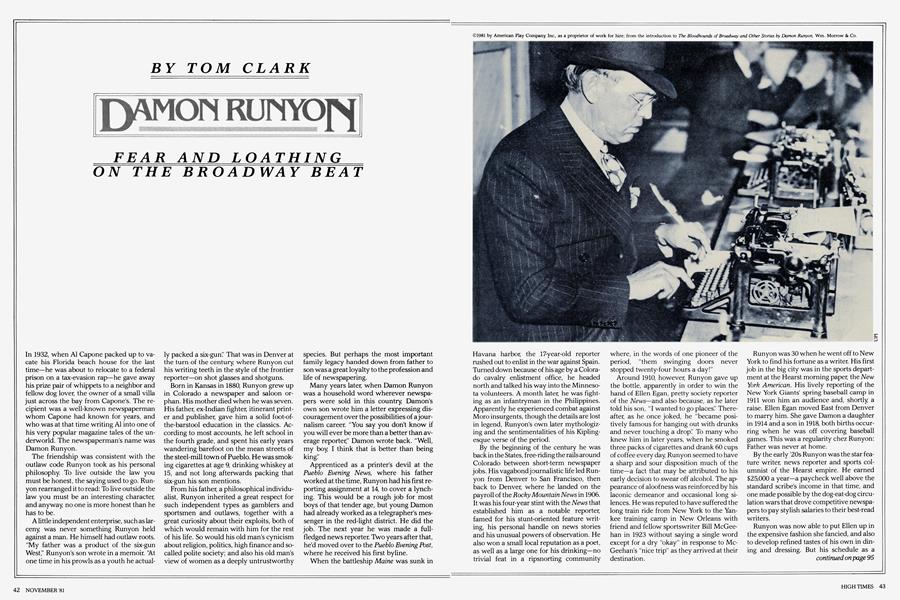 FEAR AND LOATHING ON THE BROADWAY BEAT