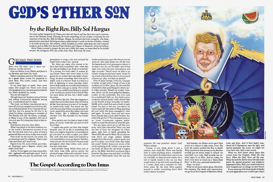 GOD’S OTHER SON