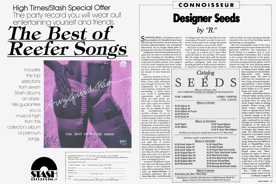 Designer Seeds