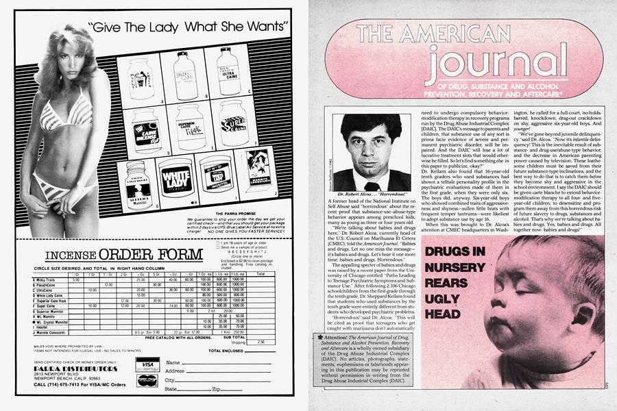 THE AMERICAN journal OF DRUG, SUBSTANCE AND ALCOHOL PREVENTION, RECOVERY AND AFTERCARE