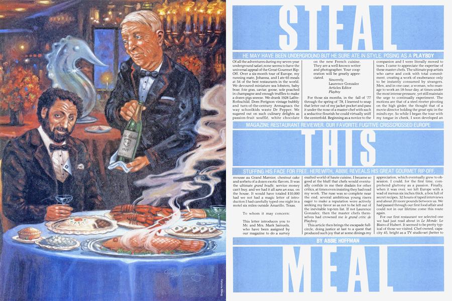 STEAL THIS MEAL