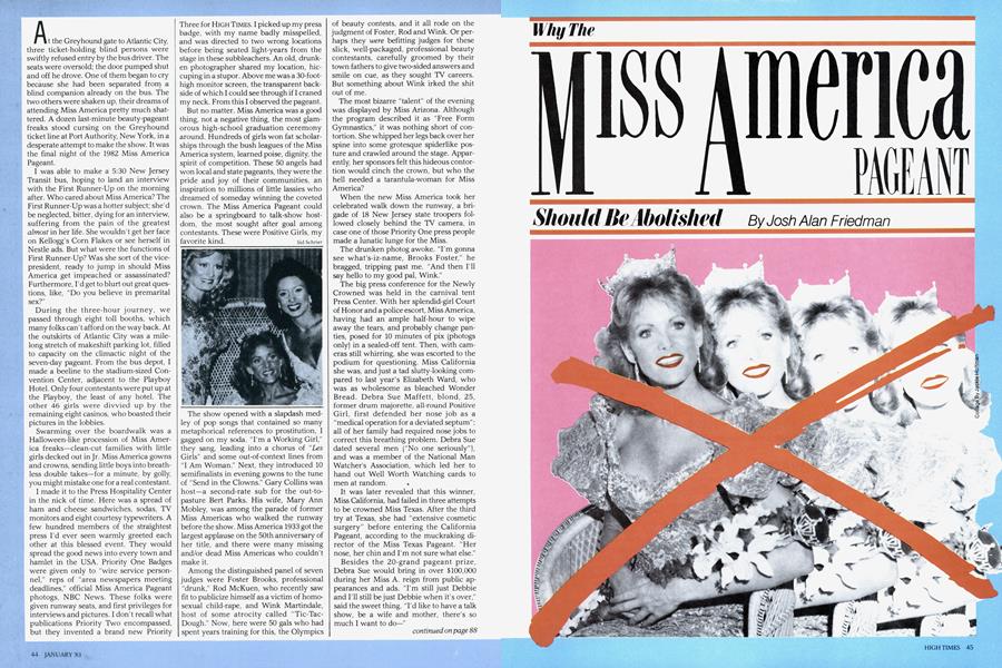 Why The Miss America PAGEANT