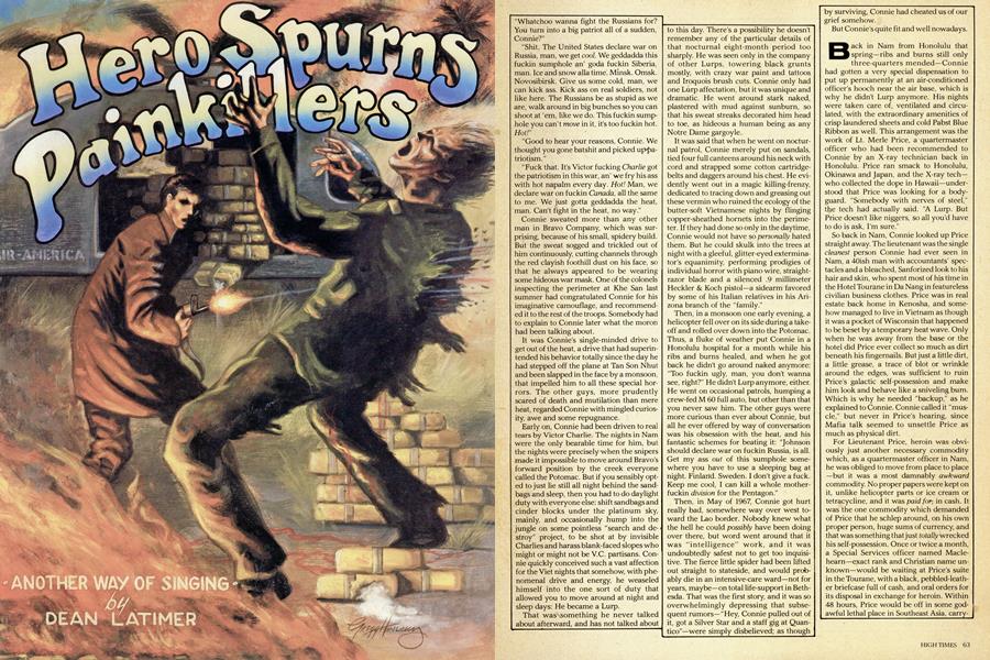 Hero Spurns Painkillers