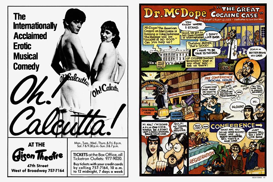 Dr. McDope and "THE GREAT COCAINE CASE"