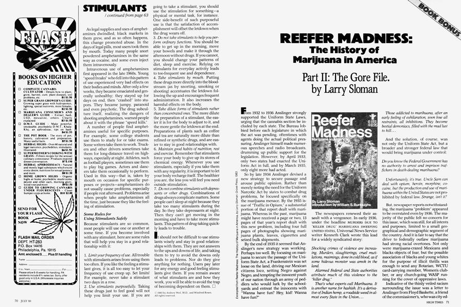 REEFER MADNESS: The History of Marijuana in America