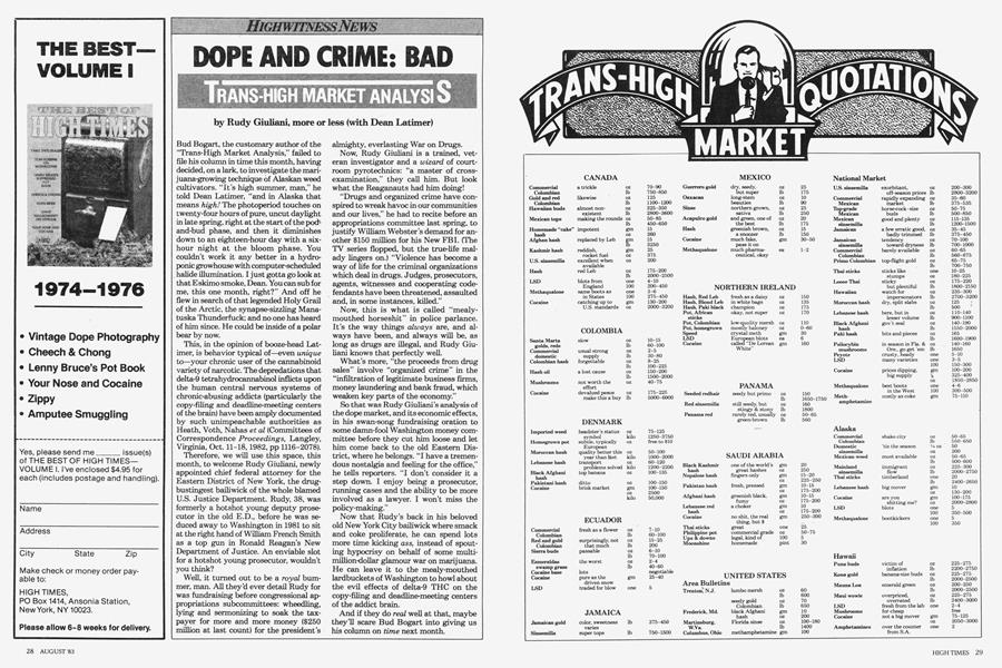 DOPE AND CRIME: BAD