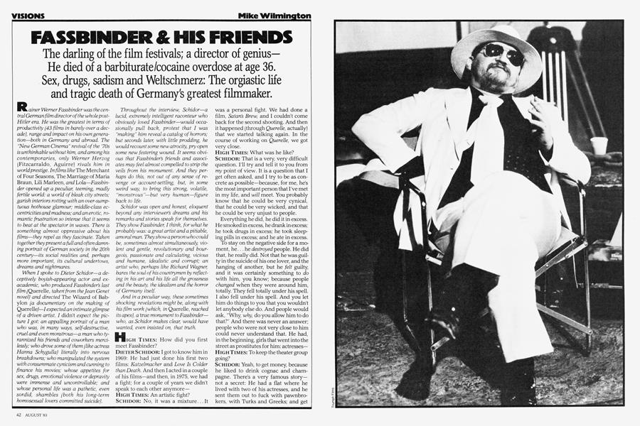 FASSBINDER & HIS FRIENDS