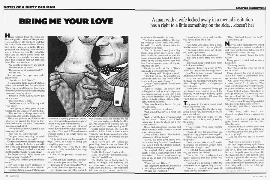 BRING ME YOUR LOVE