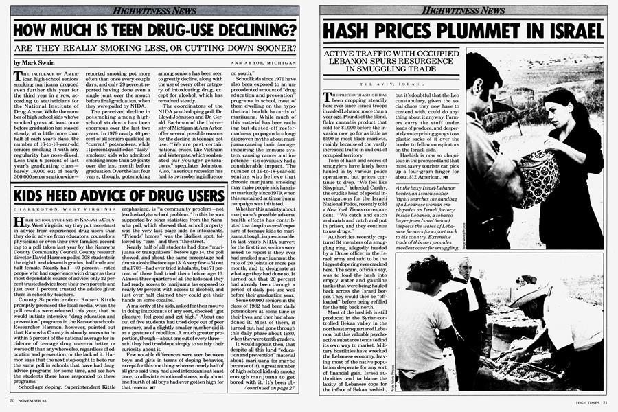 HOW MUCH IS TEEN DRUG-USE DECLINING?