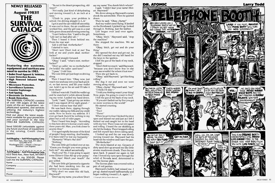 DR. ATOMIC TELEPHONE BOOTH TO NIRVANA