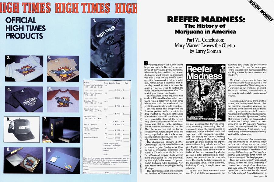 REEFER MADNESS: The History of Marijuana in America