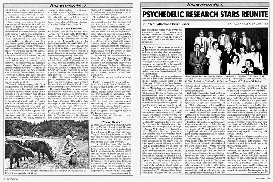 PSYCHEDELIC RESEARCH STARS REUNITE