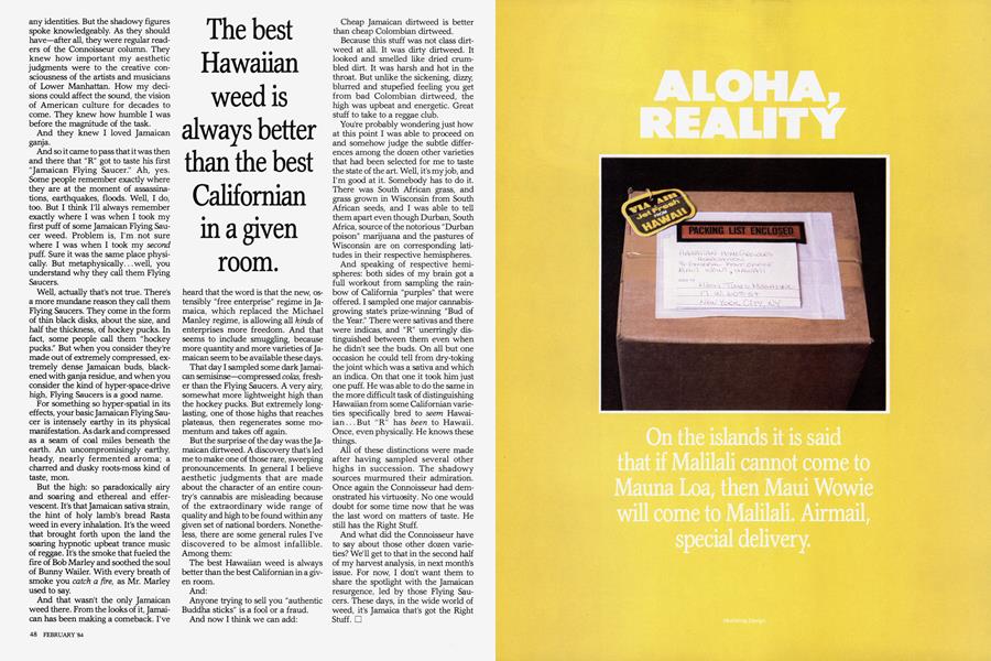 ALOHA, REALITY