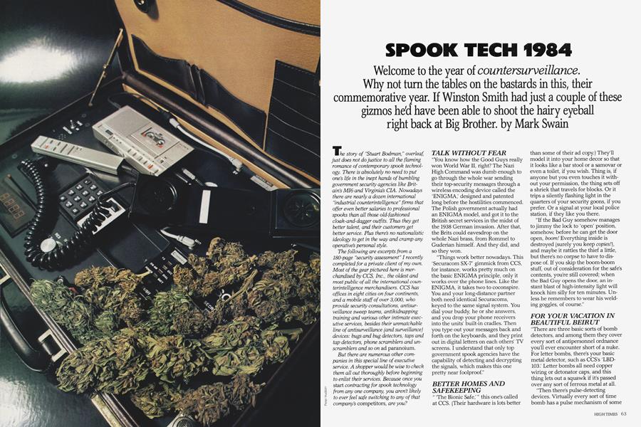 SPOOK TECH 1984