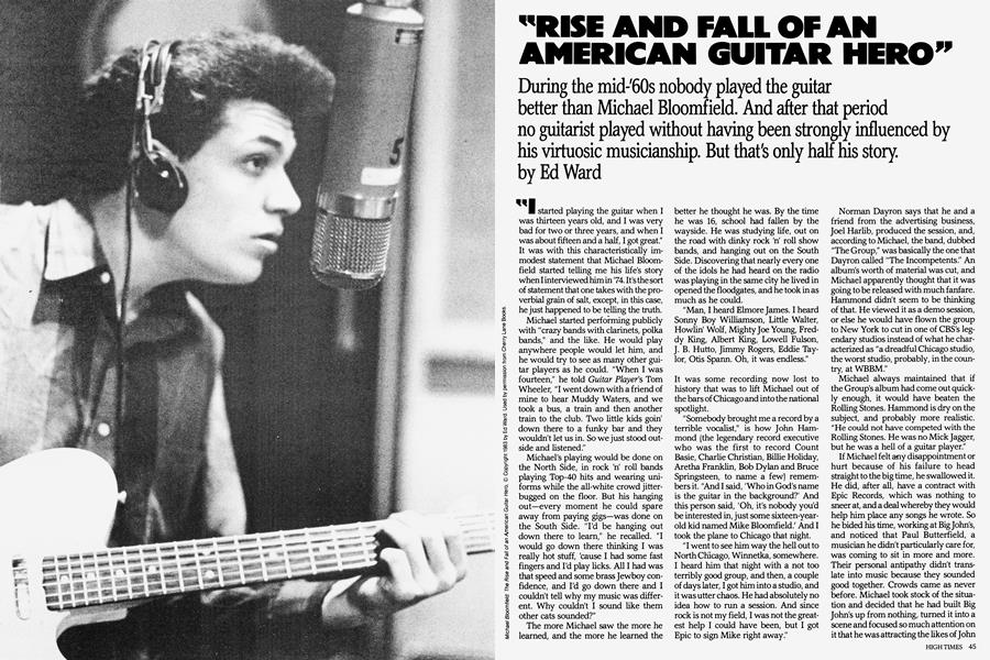 "RISE AND FALL OF AN AMERICAN GUITAR HERO"