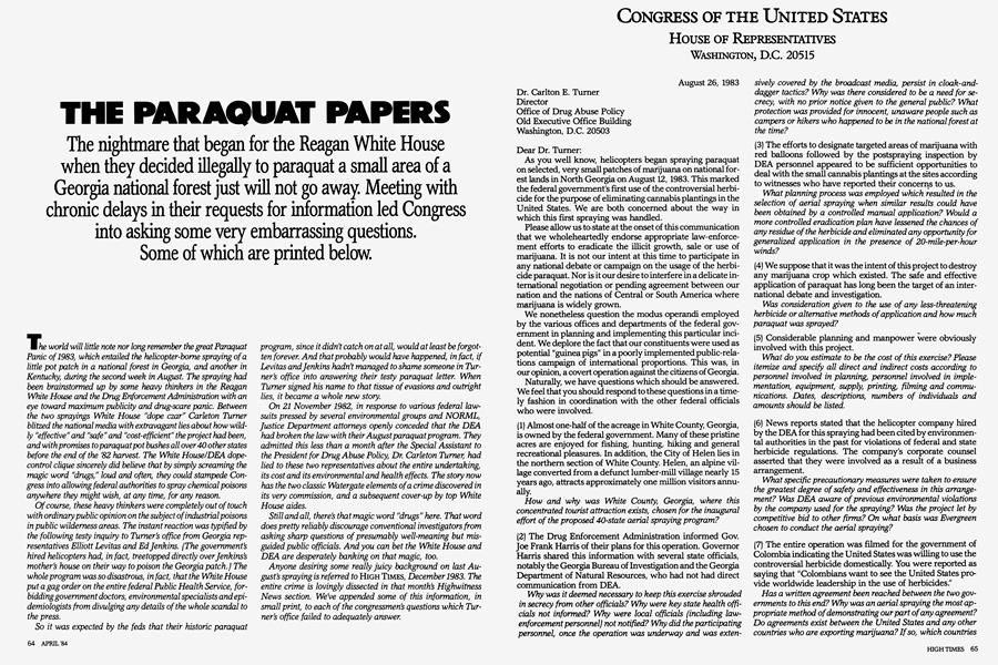 THE PARAQUAT PAPERS