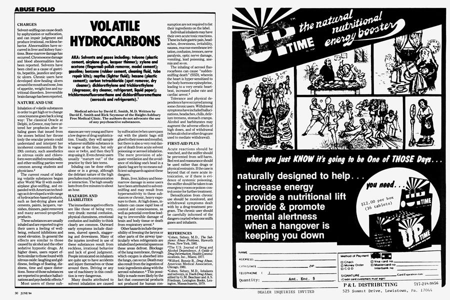 VOLATILE HYDROCARBONS