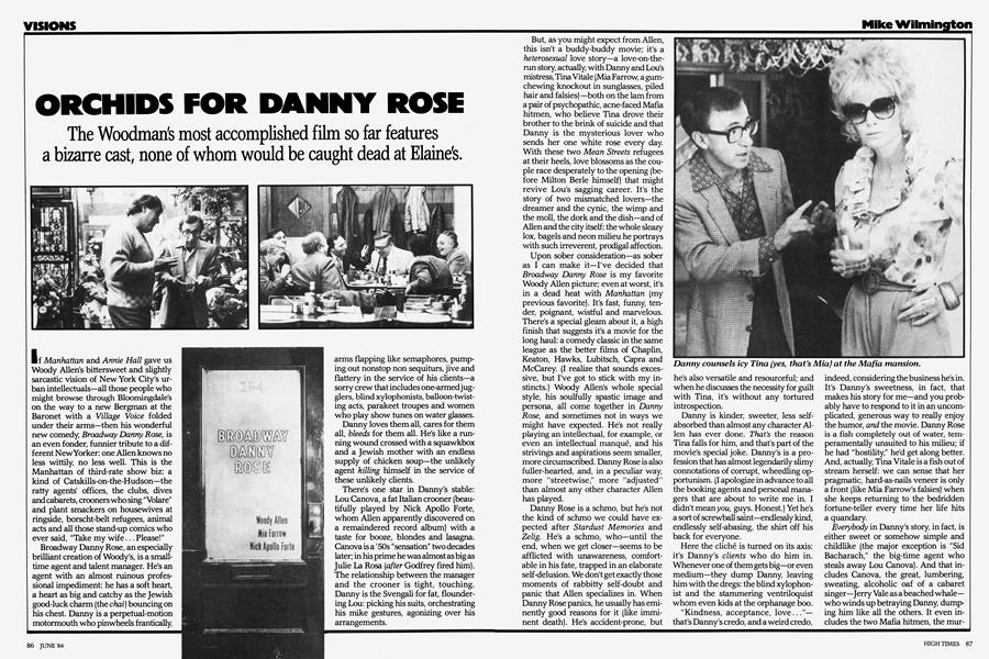 ORCHIDS FOR DANNY ROSE