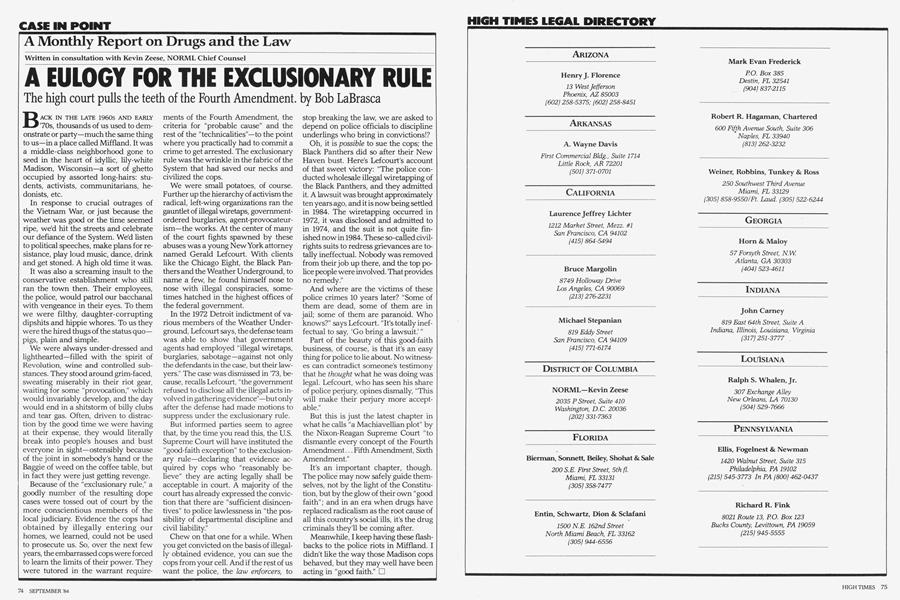 A EULOGY FOR THE EXCLUSIONARY RULE