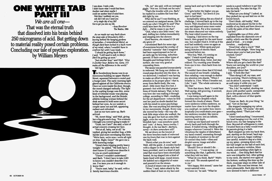 ONE WHITE TAB PART III