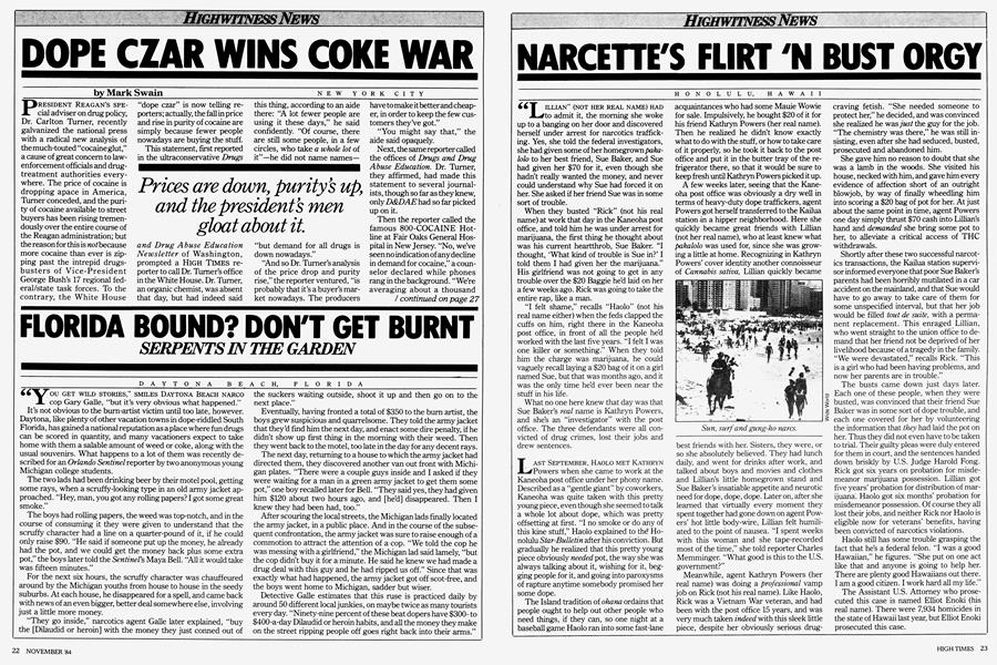 DOPE CZAR WINS COKE WAR