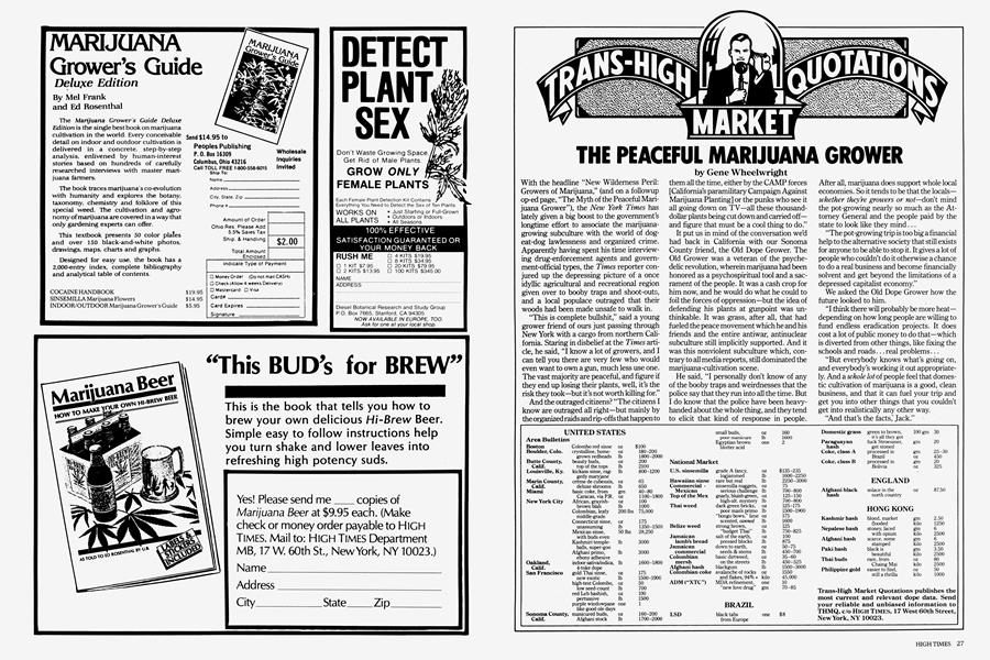 TRANS-HIGH MARKET QUOTATIONS