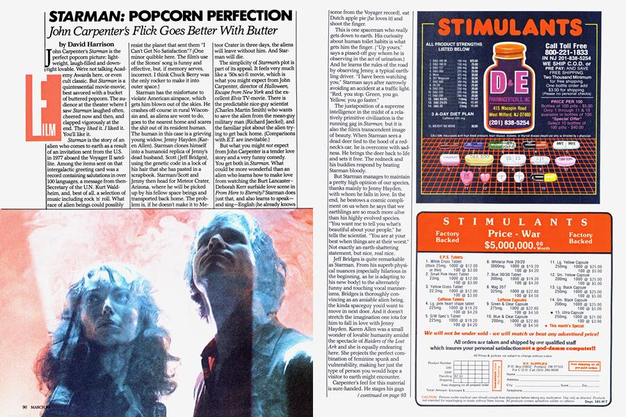 STARMAN: POPCORN PERFECTION