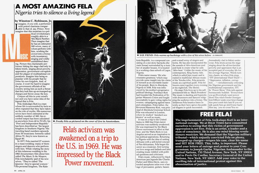 A MOST AMAZING FELA