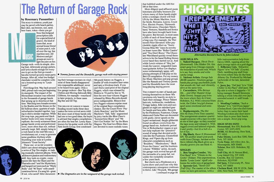 The Return of Garage Rock
