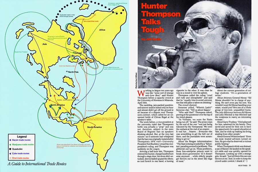 Hunter Thompson Talks Tough