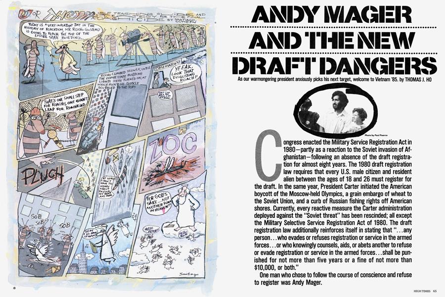 ANDY MAGER AND THE NEW DRAFT DANGERS