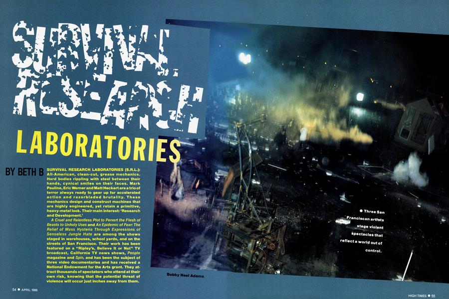 SURVIVAL RESEARCH LABORATORIES