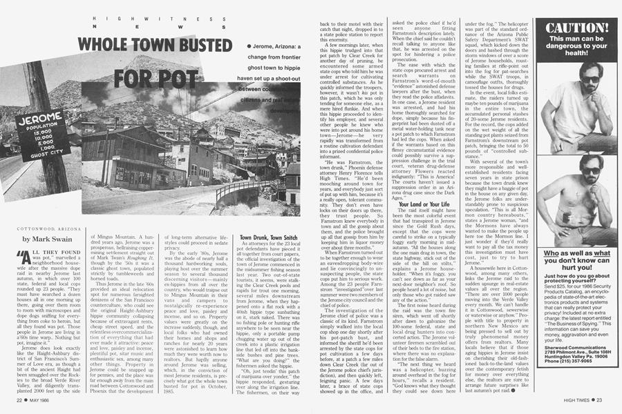 WHOLE TOWN BUSTED FOR POT