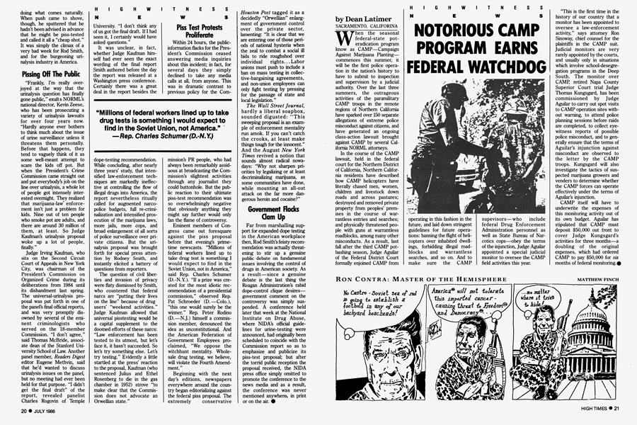 NOTORIOUS CAMP PROGRAM EARNS FEDERAL WATCHDOG