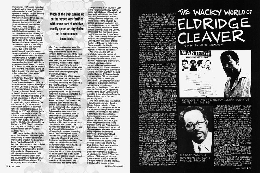THE WACKY WORLD OF ELDRIDGE CLEAVER
