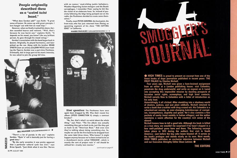 SMUGGLER'S JOURNAL