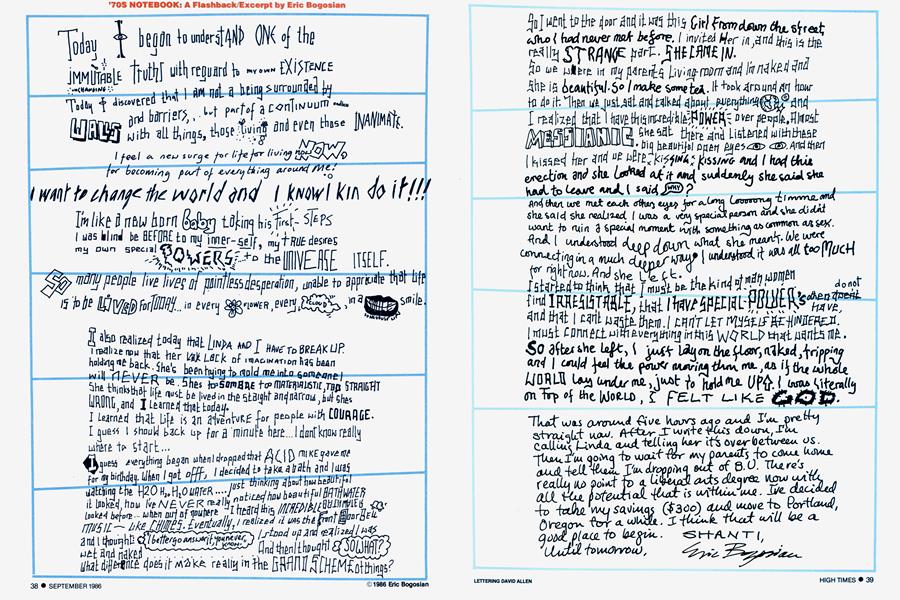 '70S NOTEBOOK: A Flashback/Excerpt