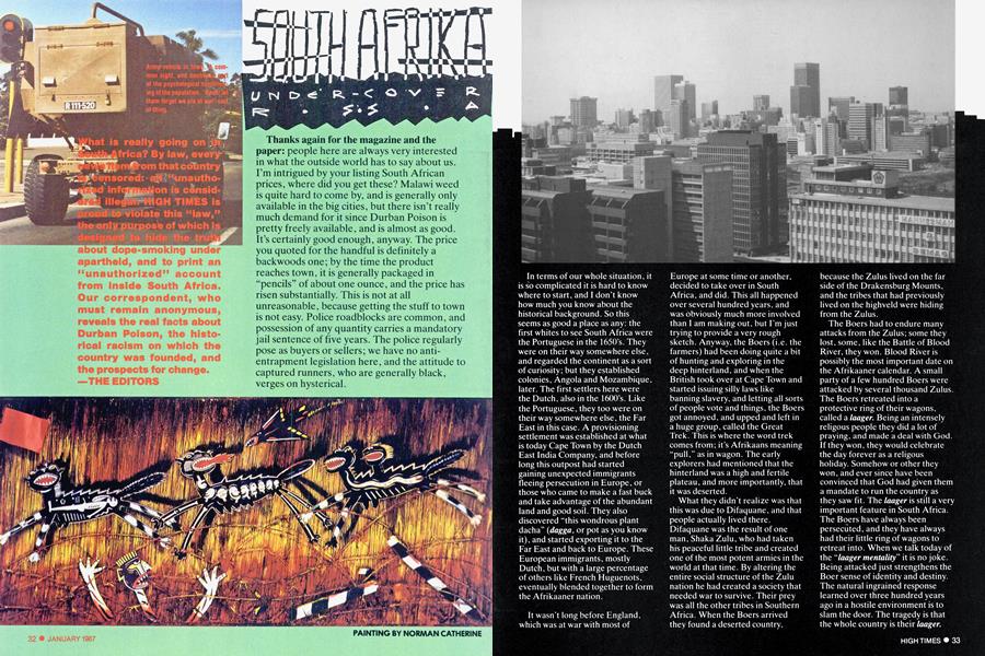 SOUTH AFRIKA UNDERCOVER