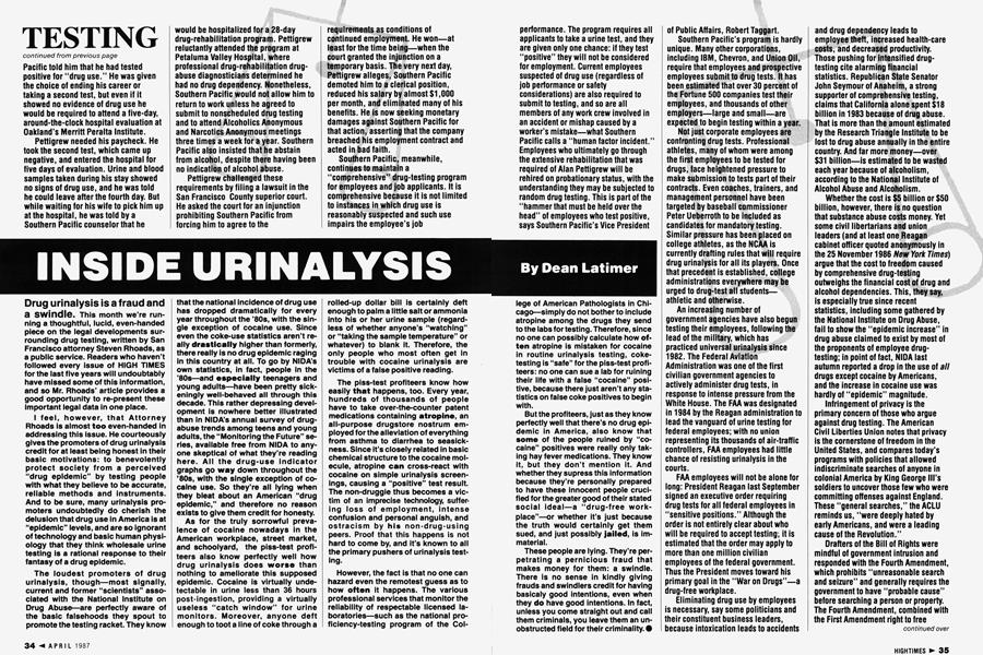 INSIDE URINALYSIS