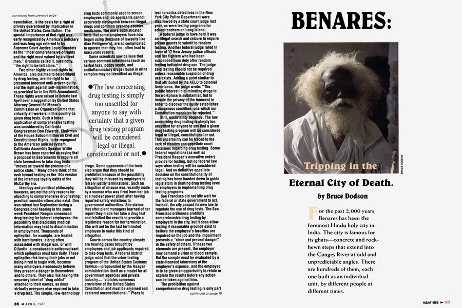 Tripping in the Eternal City of Death.