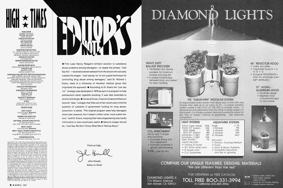 EDITOR'S NOTE