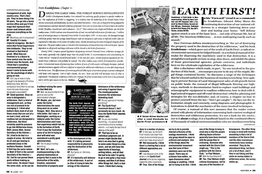 EARTH FIRST!