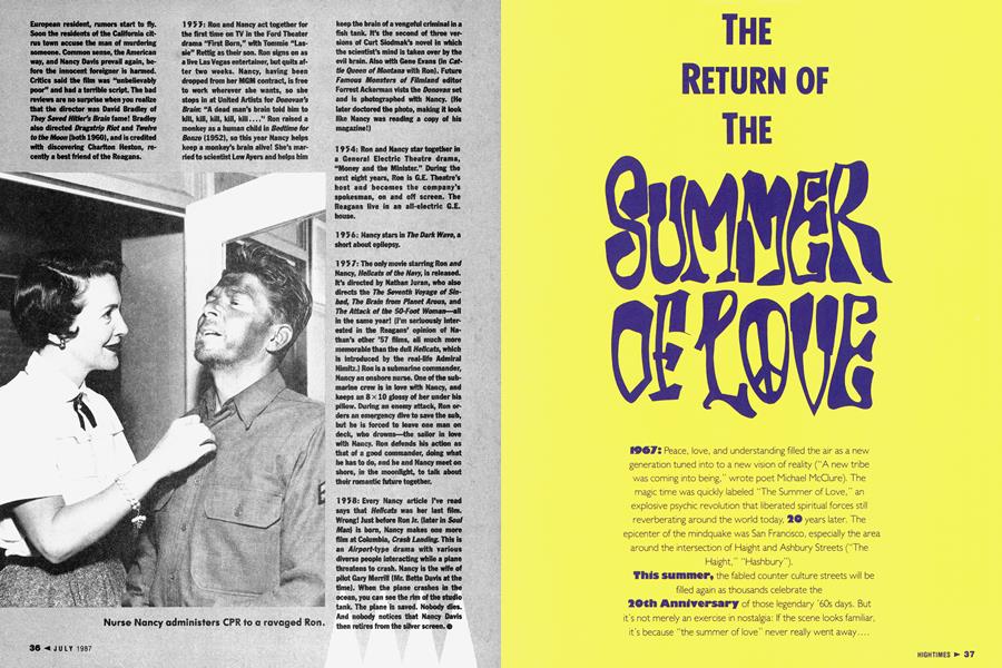 THE RETURN OF THE SUMMER OF LOVE