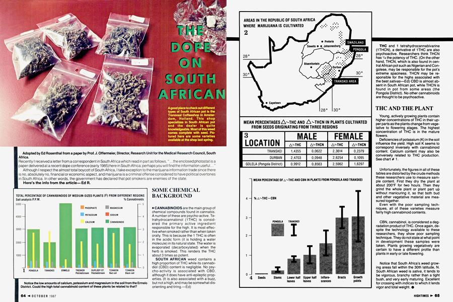 THE DOPE ON SOUTH AFRICAN