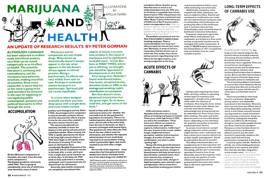 MARIJUANA AND HEALTH
