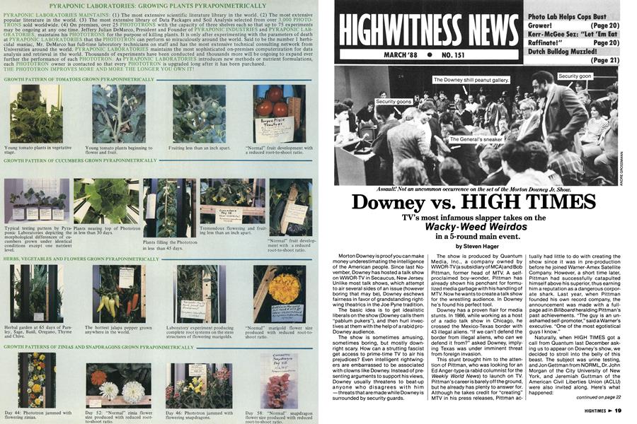 Downey vs. HIGH TIMES