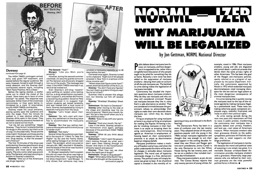 NORML - IZER WHY MARIJUANA WILL BE LEGALIZED