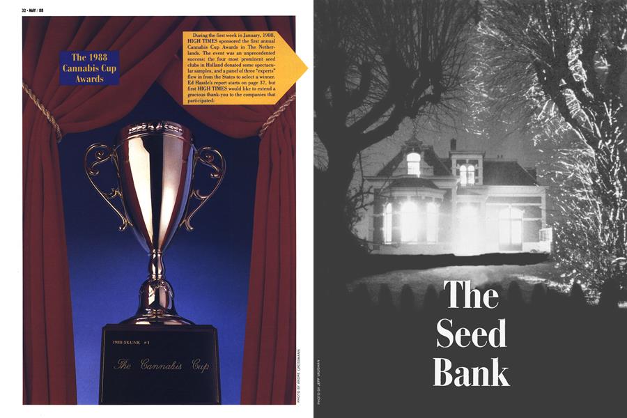 The 1988 Cannabis Cup Awards