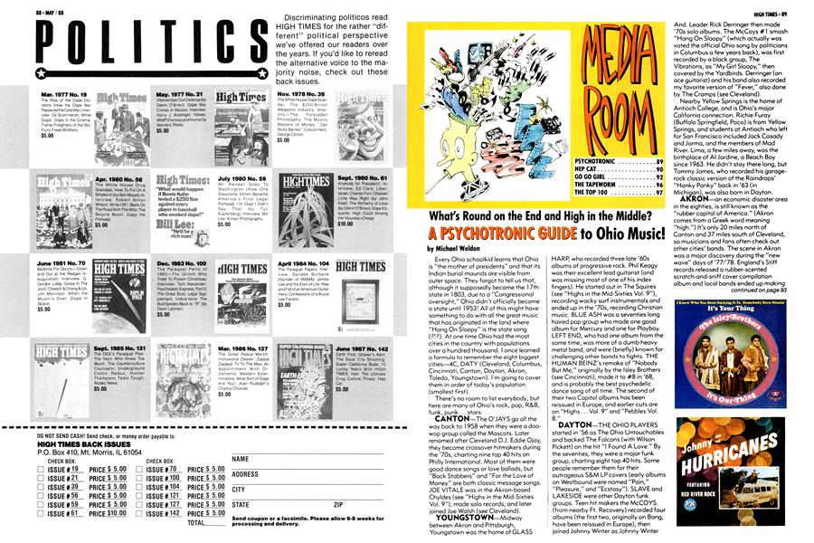 A PSYCHOTRONIC GUIDE to Ohio Music!