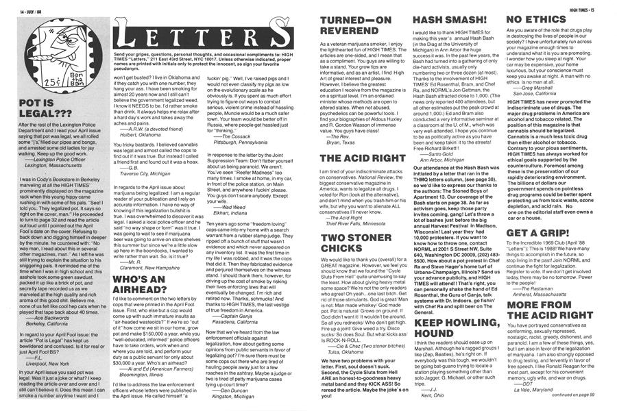 LETTERS